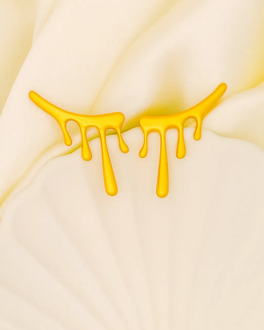 Molten Drip Earrings – 18K Gold Plated