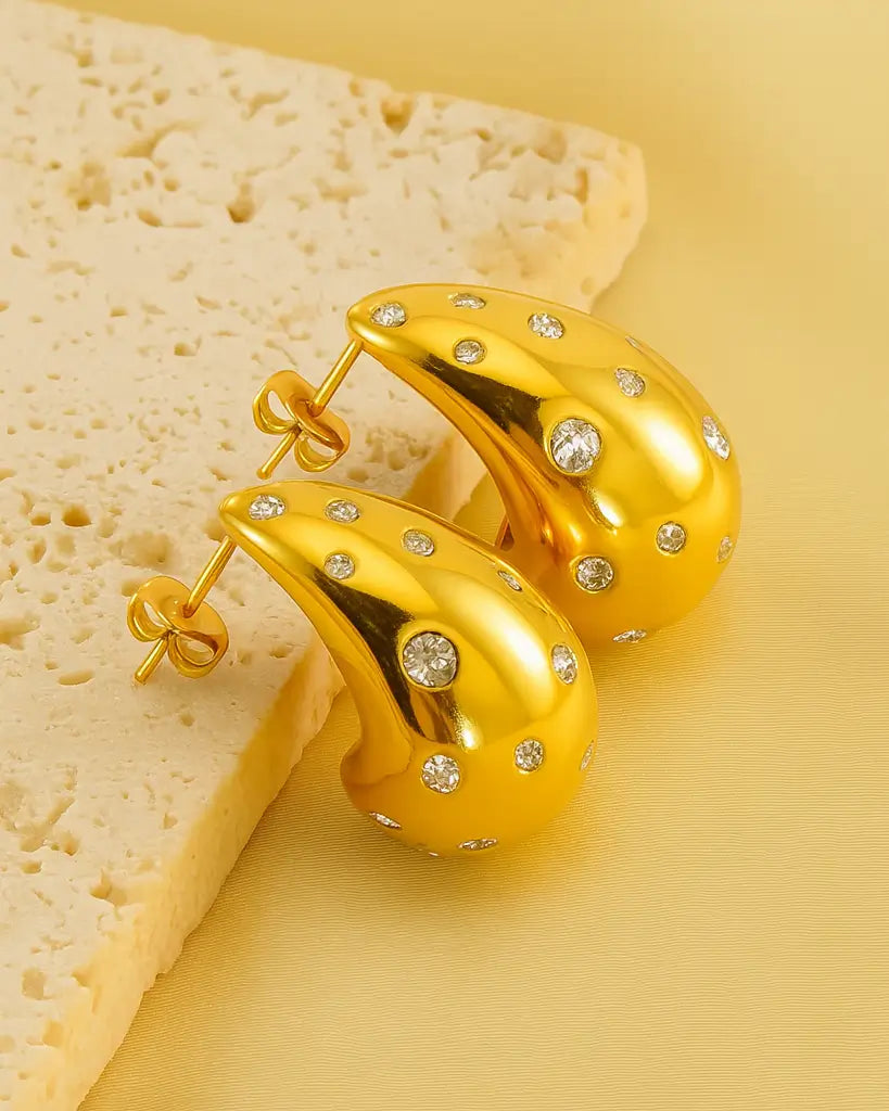 Luna Drops – 18K Gold Plated