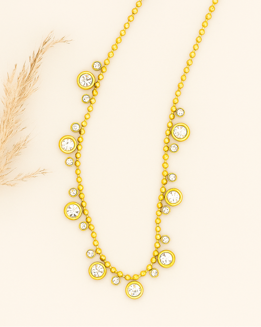 Stellar Grace Necklace – 18K Gold Plated