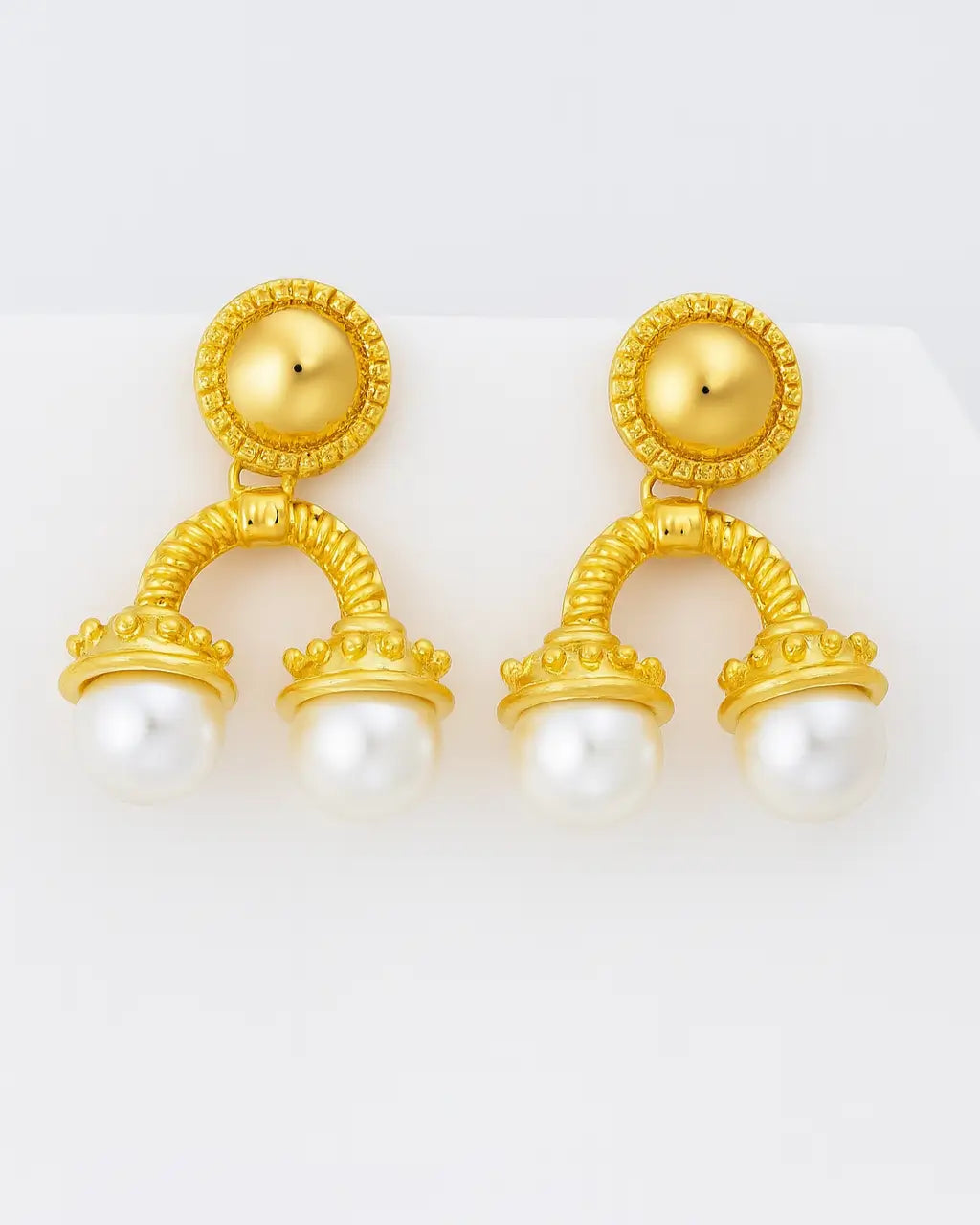 Pearl Drops – 18K Gold Plated