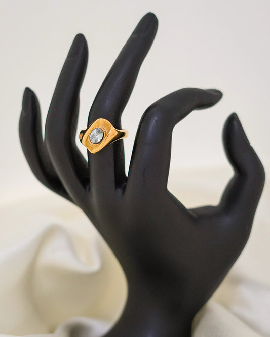 Molten Shine Ring – 18K Gold Plated