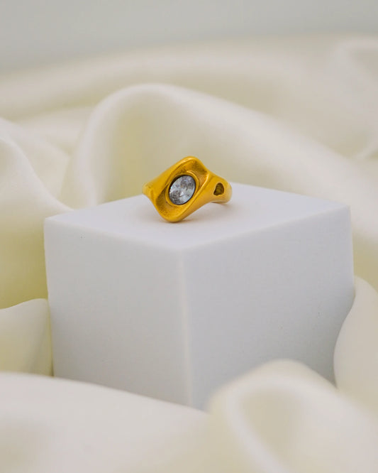 Molten Shine Ring – 18K Gold Plated