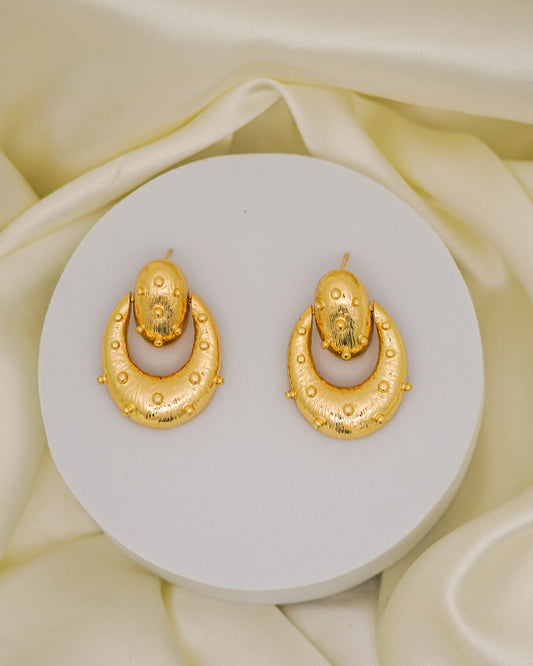 Solar Crest Drops – 18K Gold Plated