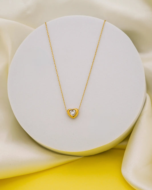 Petit Amour Heart Necklace – 18K Gold Plated