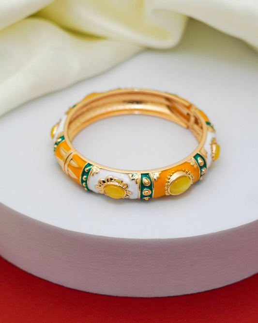 Shagun Blossom Bracelet – 18K Gold Plated