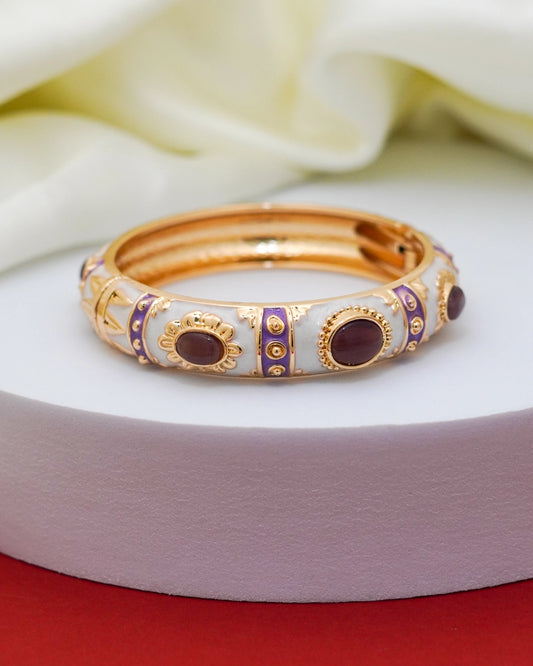 Majestic Bloom Bracelet – 18K Gold Plated