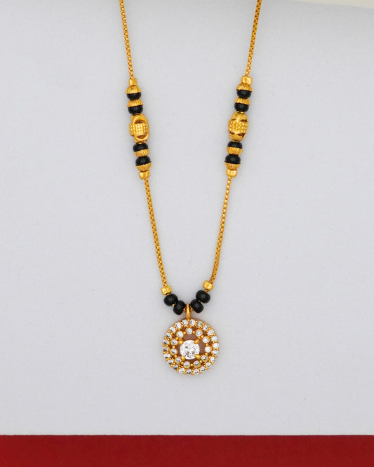 Eternal Glow Mangalsutra – 18K Gold Plated