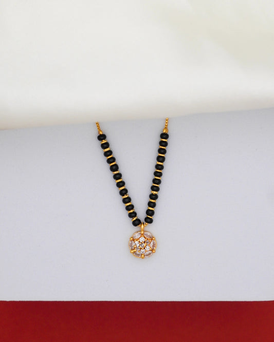 Golden Bloom Mangalsutra – 18K Gold Plated