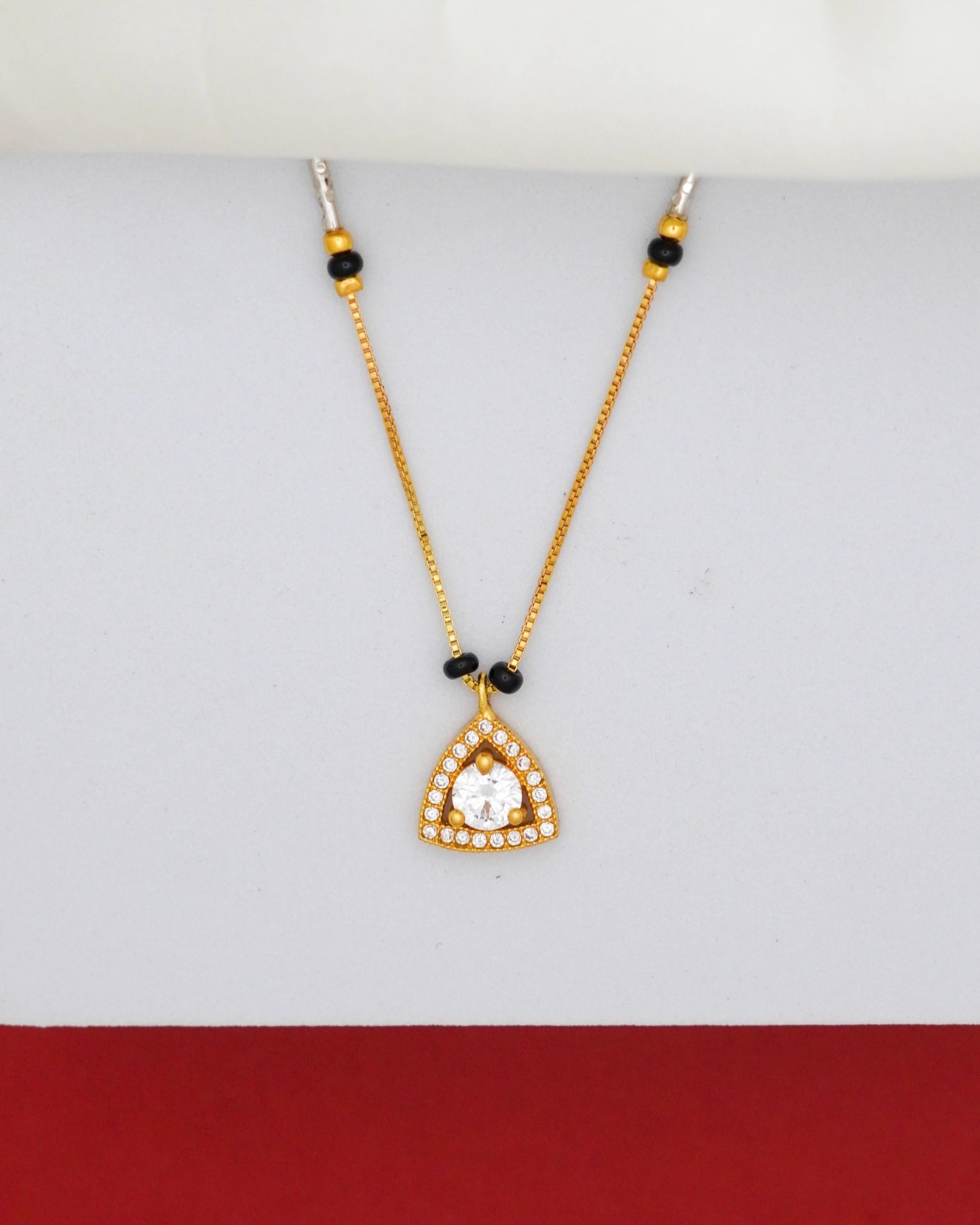 Trinity Spark Mangalsutra – 18K Gold Plated