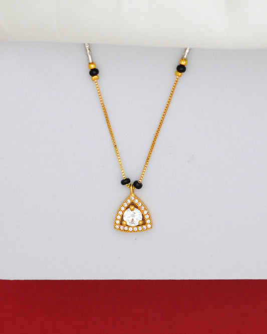 Trinity Spark Mangalsutra – 18K Gold Plated