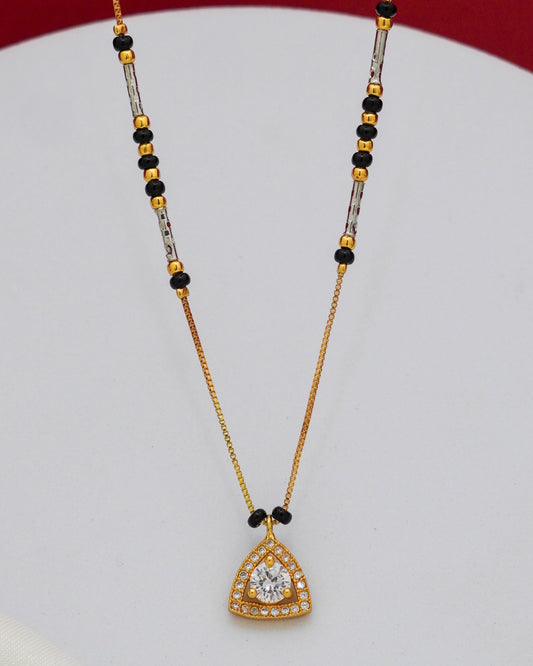 Trinity Spark Mangalsutra – 18K Gold Plated