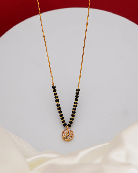 Golden Bloom Mangalsutra – 18K Gold Plated