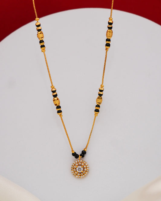 Eternal Glow Mangalsutra – 18K Gold Plated
