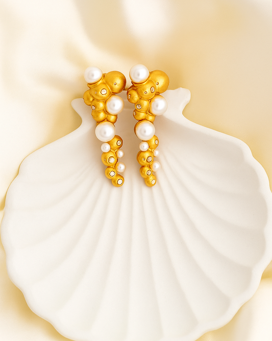 Golden Reef Drops – 18K Gold Plated