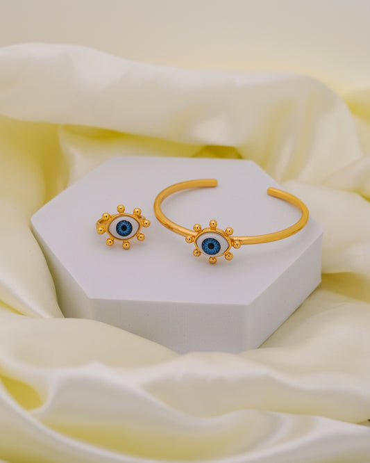 Nazar Charm Combo – 18K Gold Plated