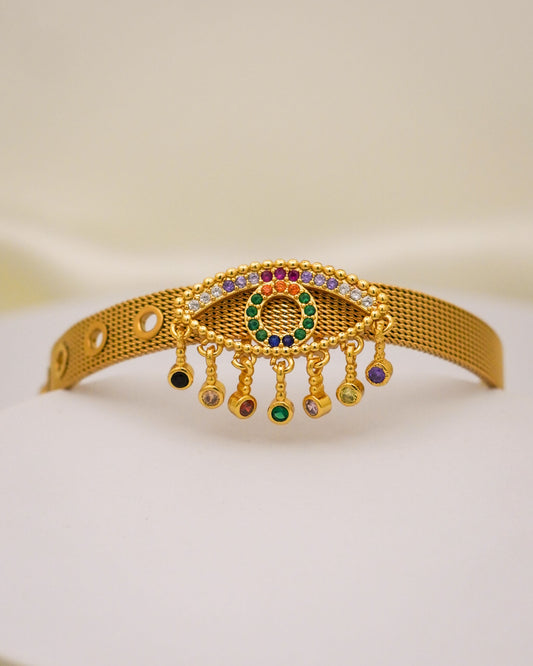Guardian Charm Belt Bracelet – 18K Gold Plated