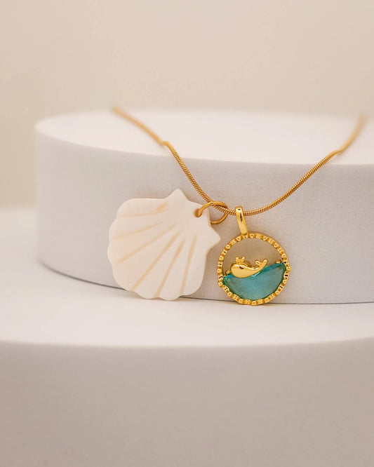 Ocean Drift Necklace – 18K Gold Plated