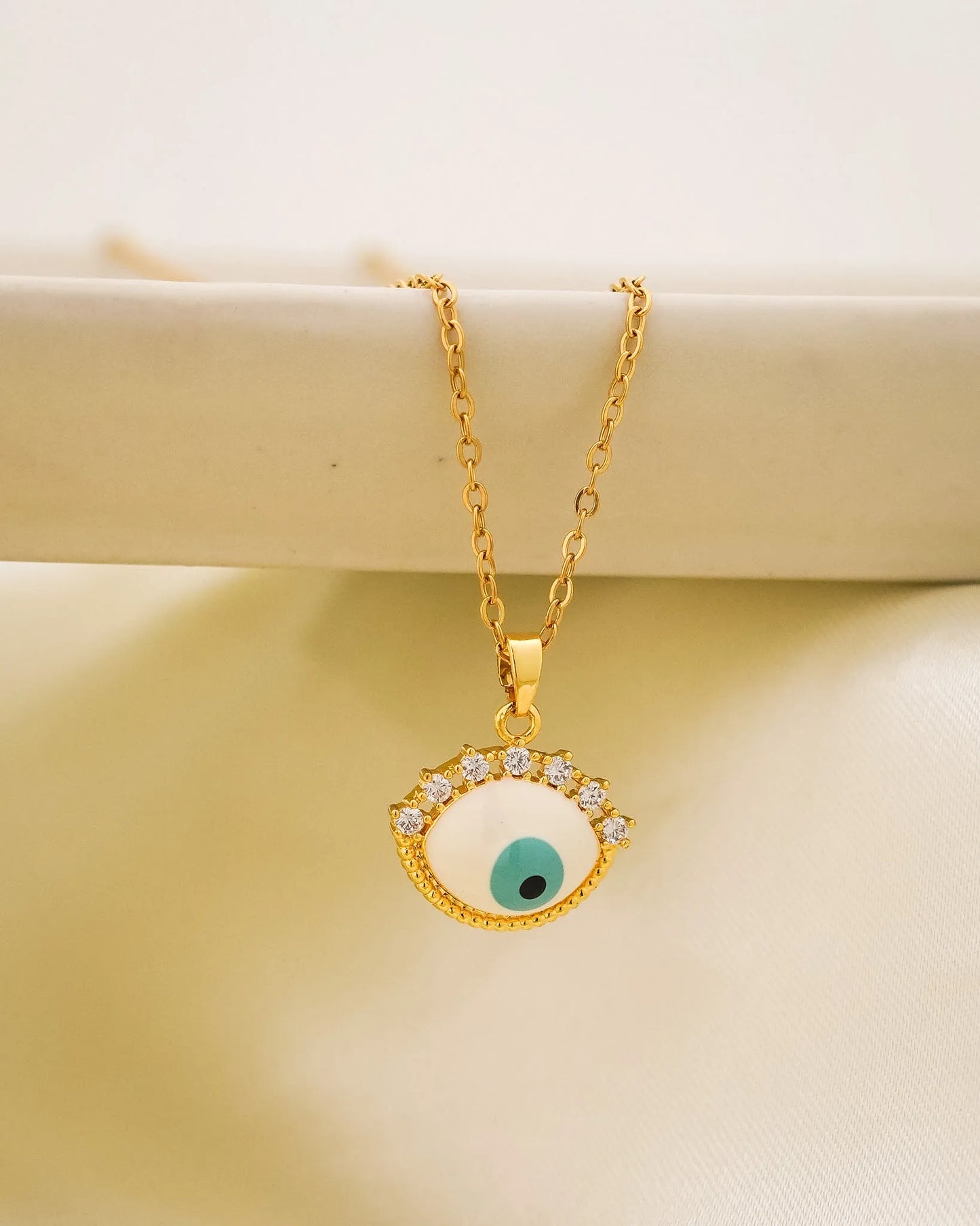 Aqua Eye – 18K Gold Plated