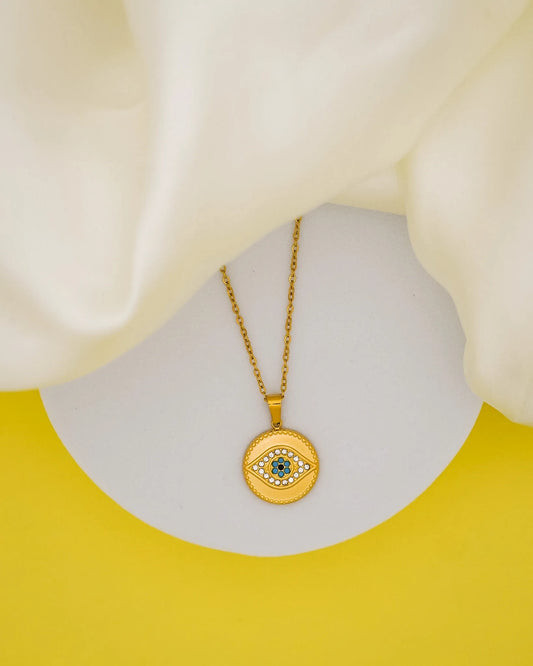 Evil Eye Emblem – 18K Gold Plated