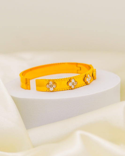 Floral Bloom Bracelet - 18K Gold Plated