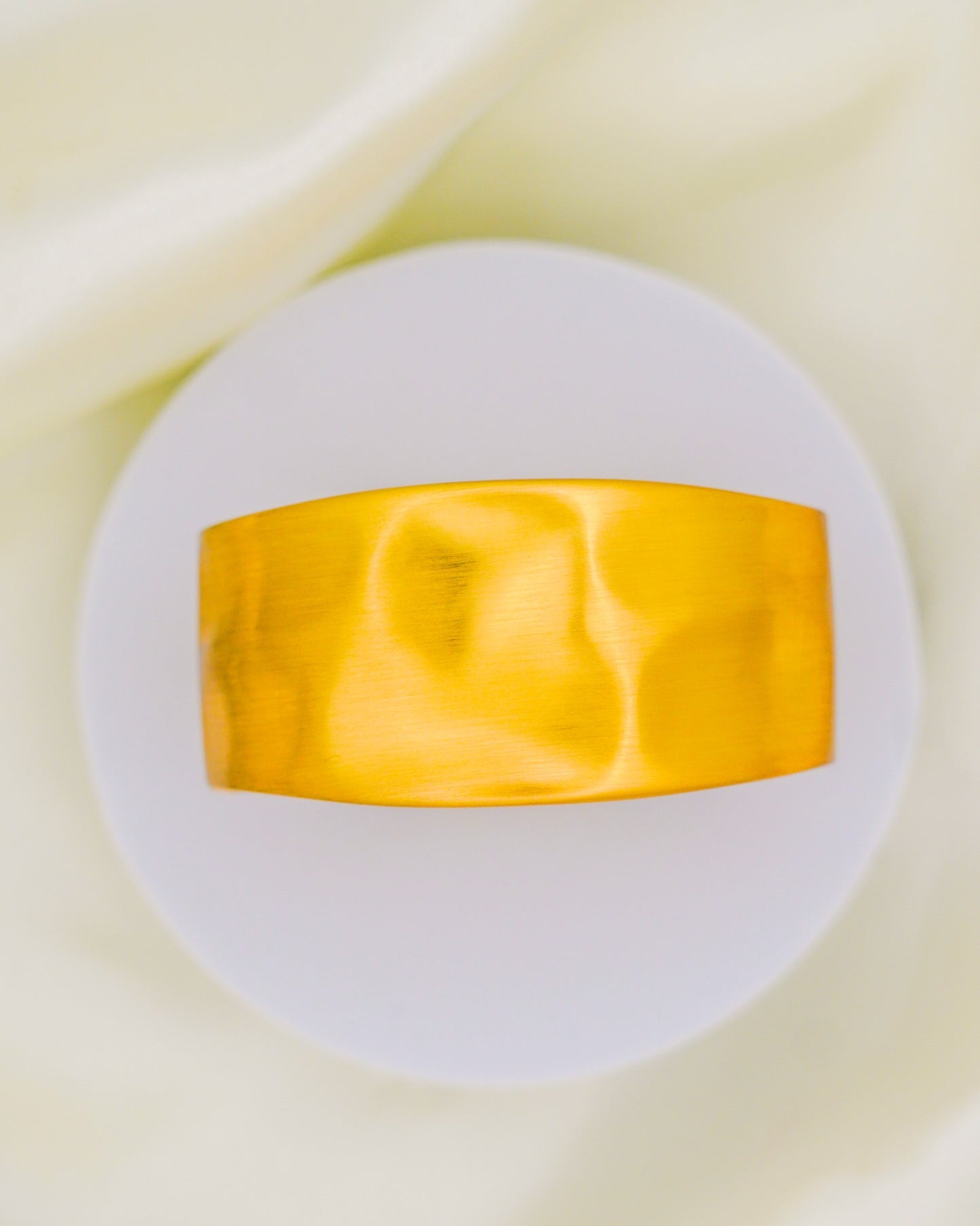 Golden Drift Cuff Bracelet - 18K Gold Plated