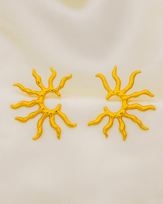 Sunshine Earrings - 18K Gold Plated
