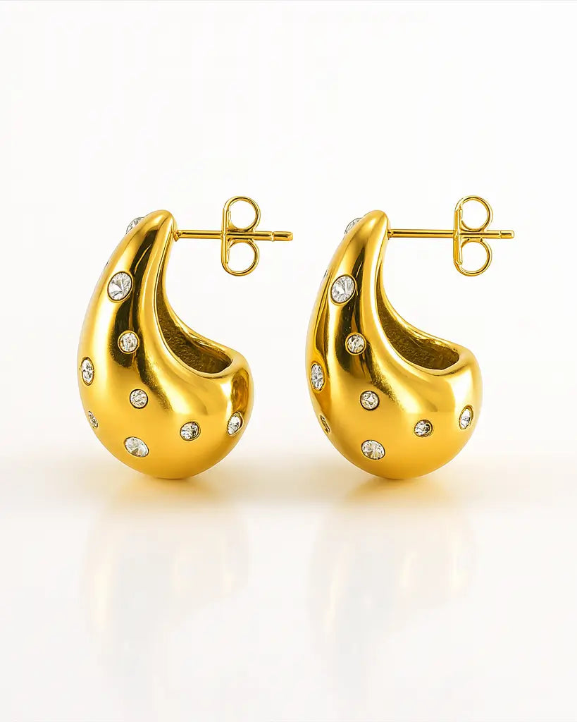 Luna Drops – 18K Gold Plated
