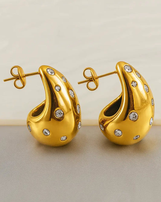 Luna Drops – 18K Gold Plated