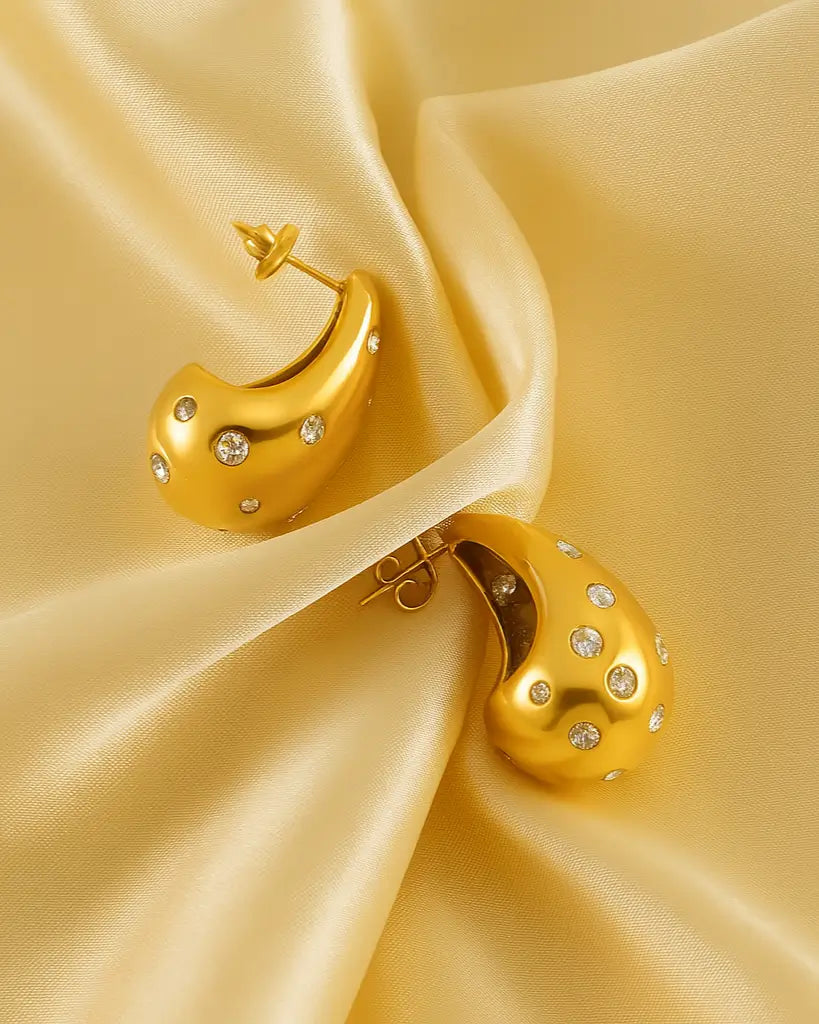 Luna Drops – 18K Gold Plated