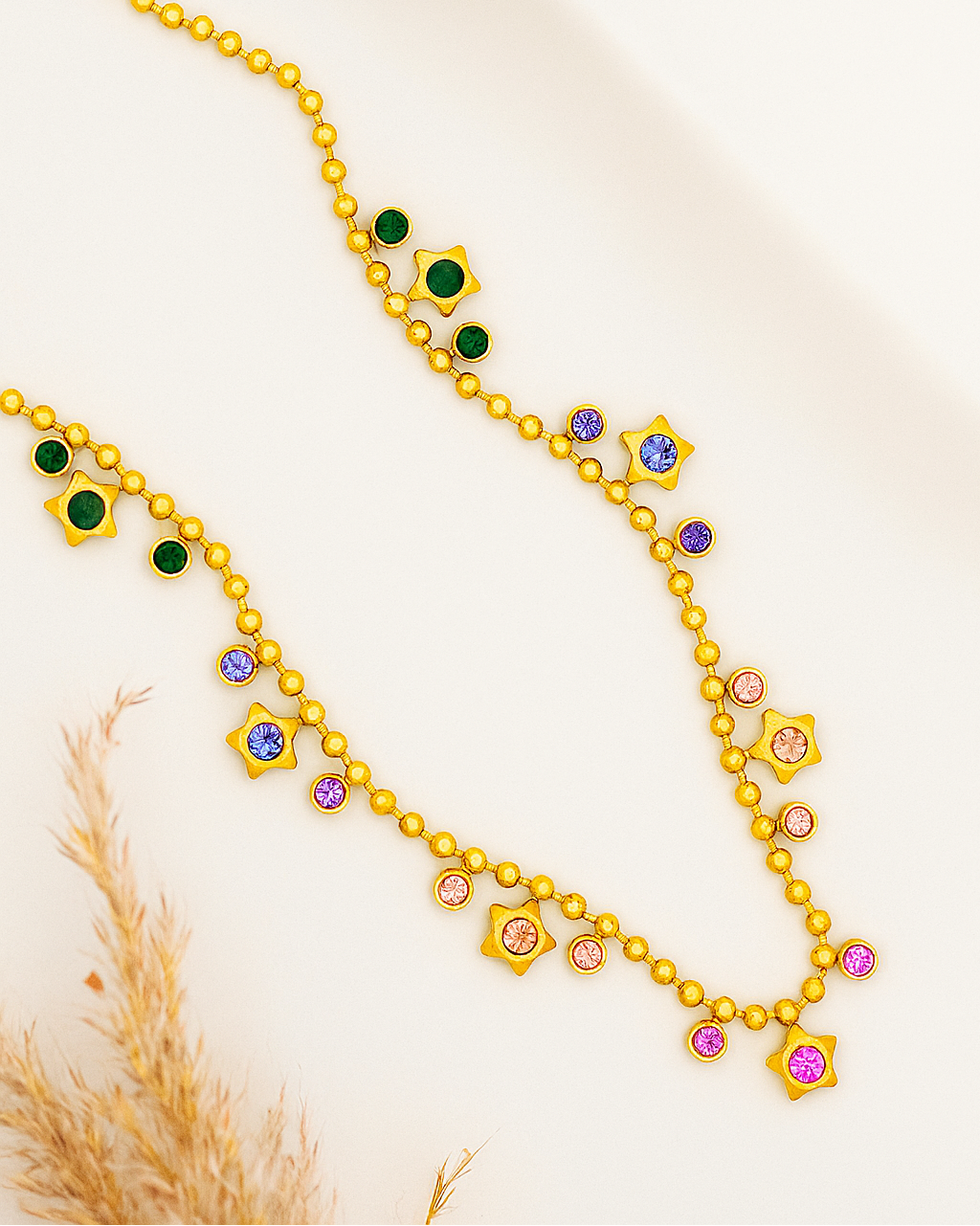 Cosmic Charm Necklace - 18K Gold Plated