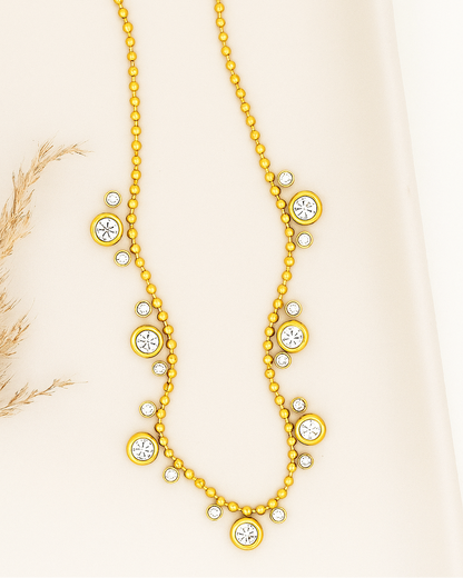 Stellar Grace Necklace – 18K Gold Plated