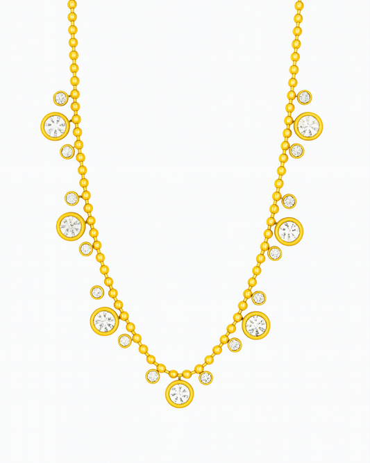 Stellar Grace Necklace – 18K Gold Plated