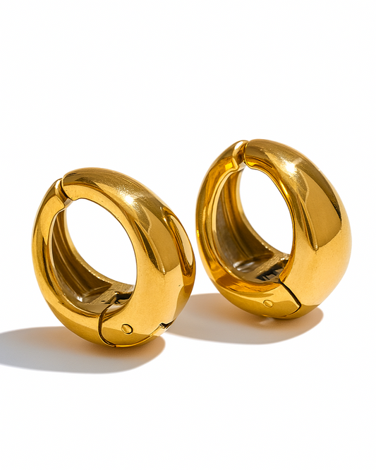 Sol Hoops - 18K Gold Plated