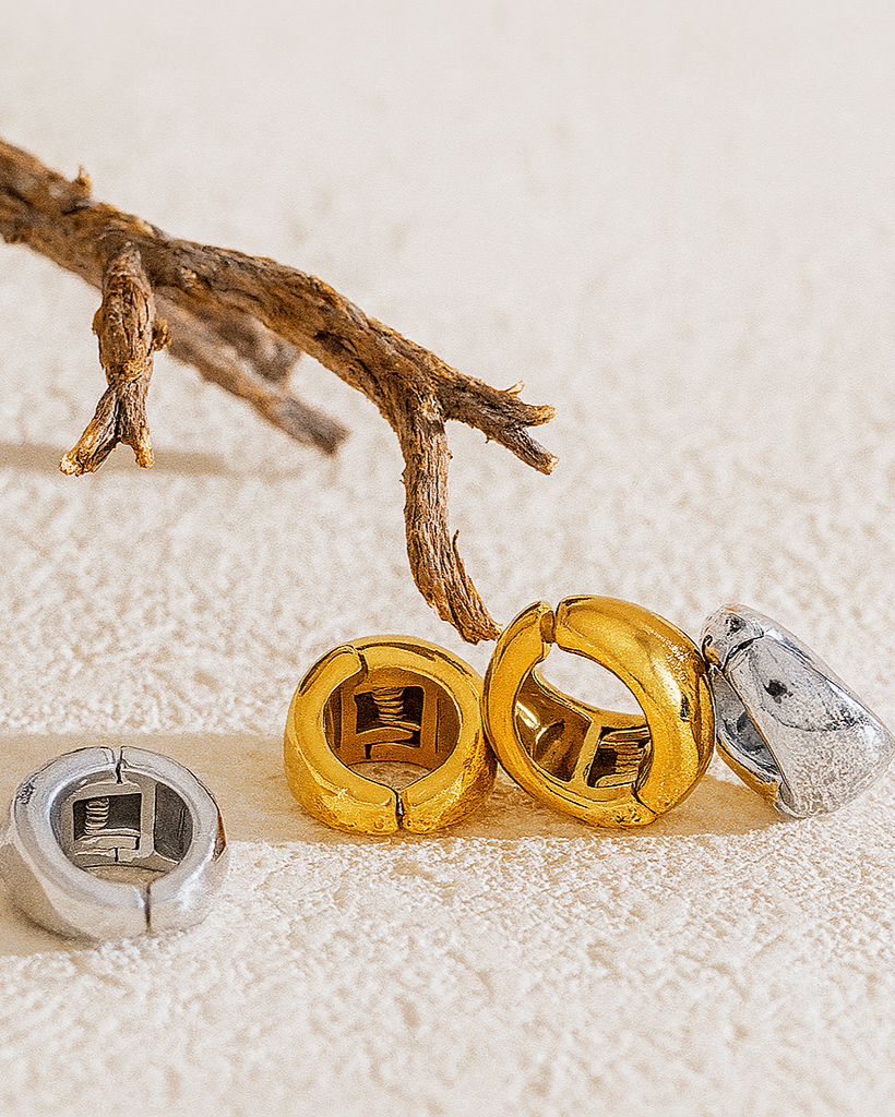 Sol Hoops - 18K Gold Plated