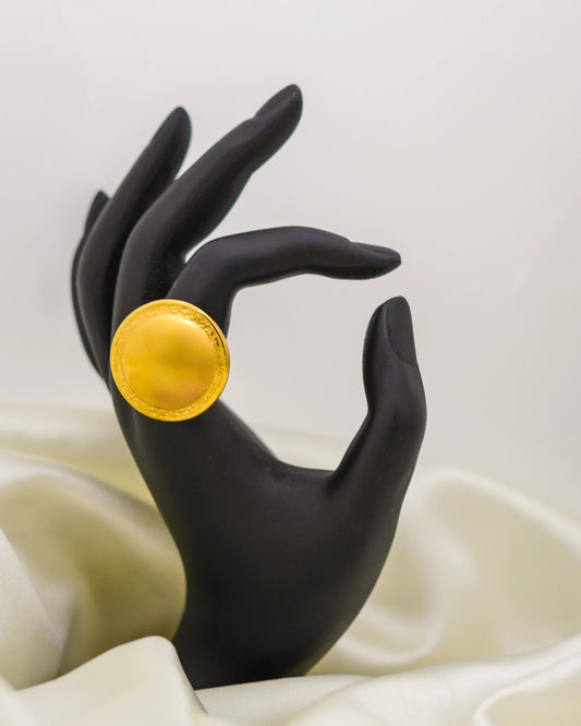 Roma Coin Ring – 18K Gold Plated