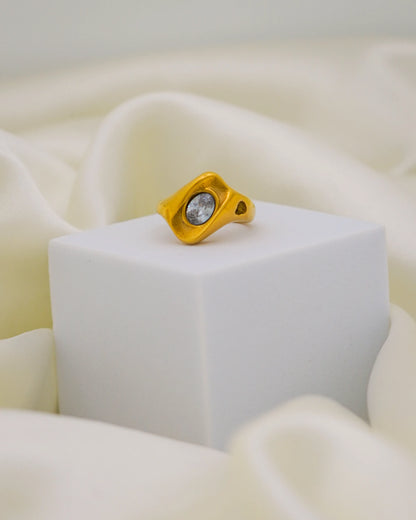 Molten Shine Ring – 18K Gold Plated