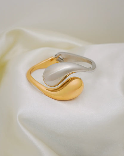 Dawn & Dusk Cuff – Dual Tone Finish