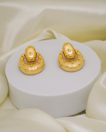 Solar Crest Drops – 18K Gold Plated