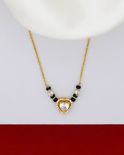 Heart Mangalsutra – 18K Gold Plated