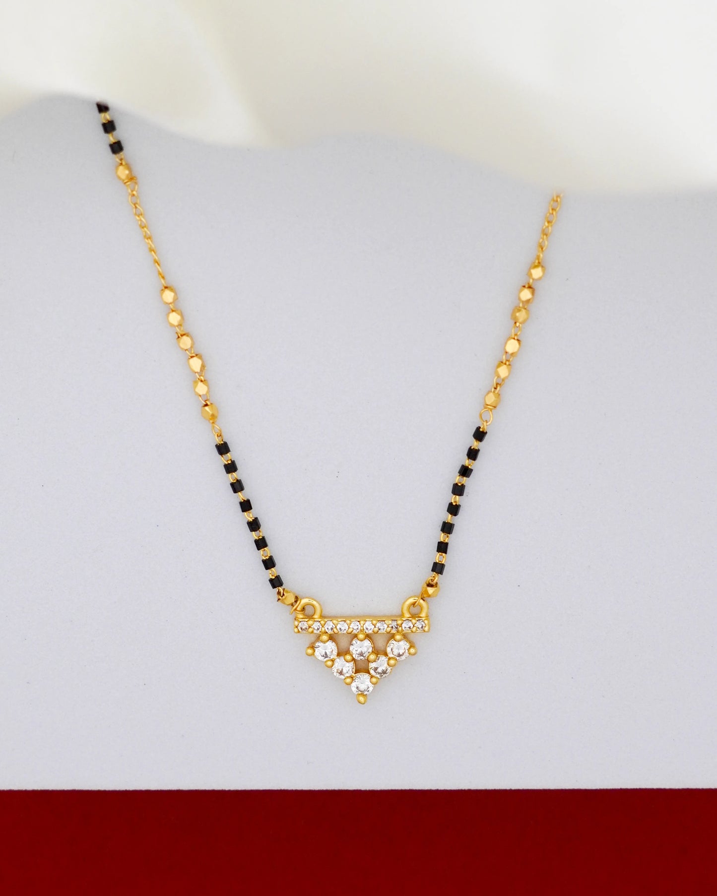 Divine Glow Mangalsutra – 18K Gold Plated