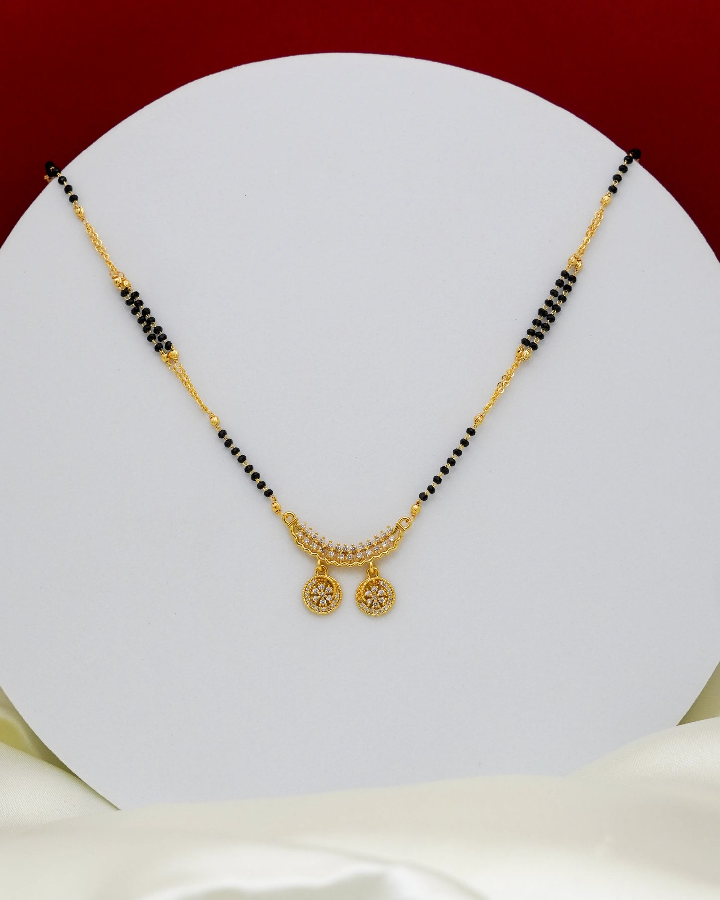 Twin Aura Mangalsutra – 18K Gold Plated