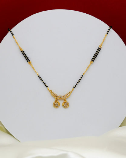 Twin Aura Mangalsutra – 18K Gold Plated
