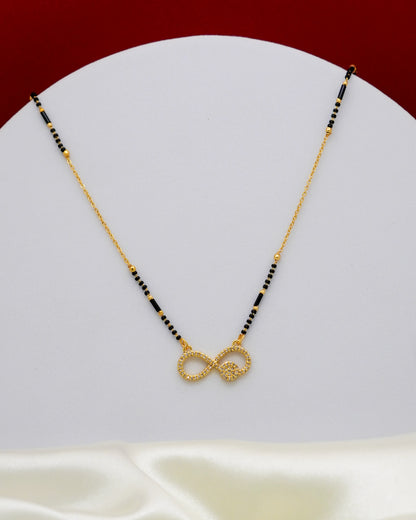 Infinity Love Mangalsutra – 18K Gold Plated