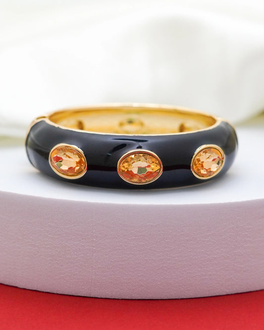 Noir Ember Bracelet – 18K Gold Plated