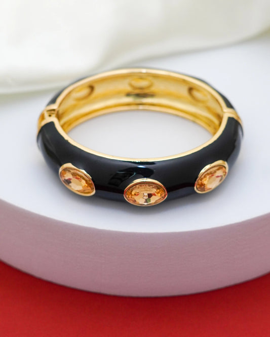 Noir Ember Bracelet – 18K Gold Plated