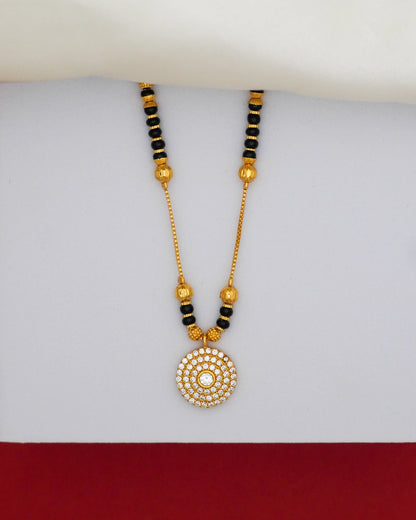Golden Aura Mangalsutra – 18K Gold Plated