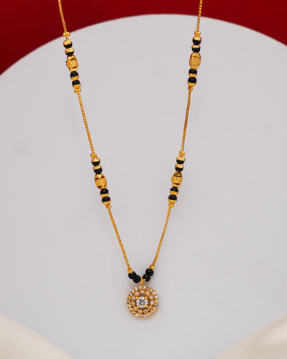 Eternal Glow Mangalsutra – 18K Gold Plated