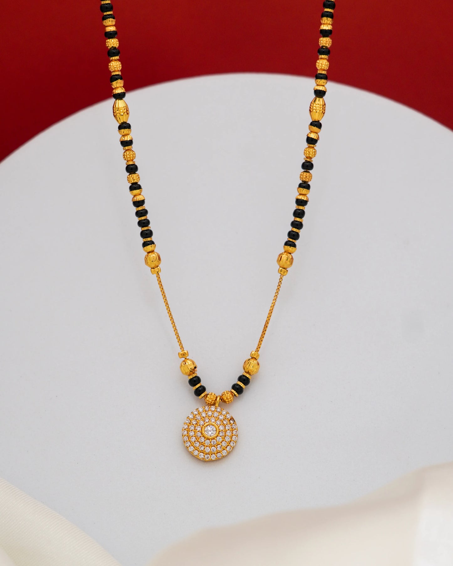 Golden Aura Mangalsutra – 18K Gold Plated