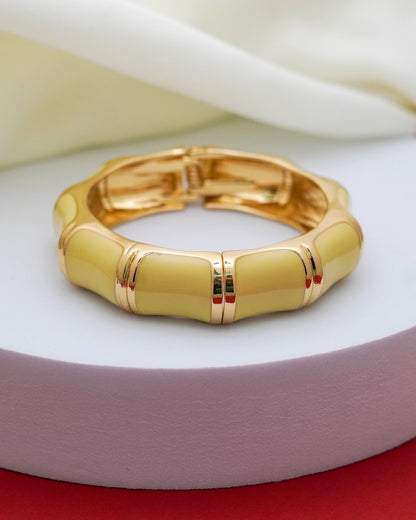 Lemon Enamel Bracelet – 18K Gold Plated