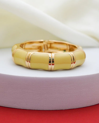 Lemon Enamel Bracelet – 18K Gold Plated